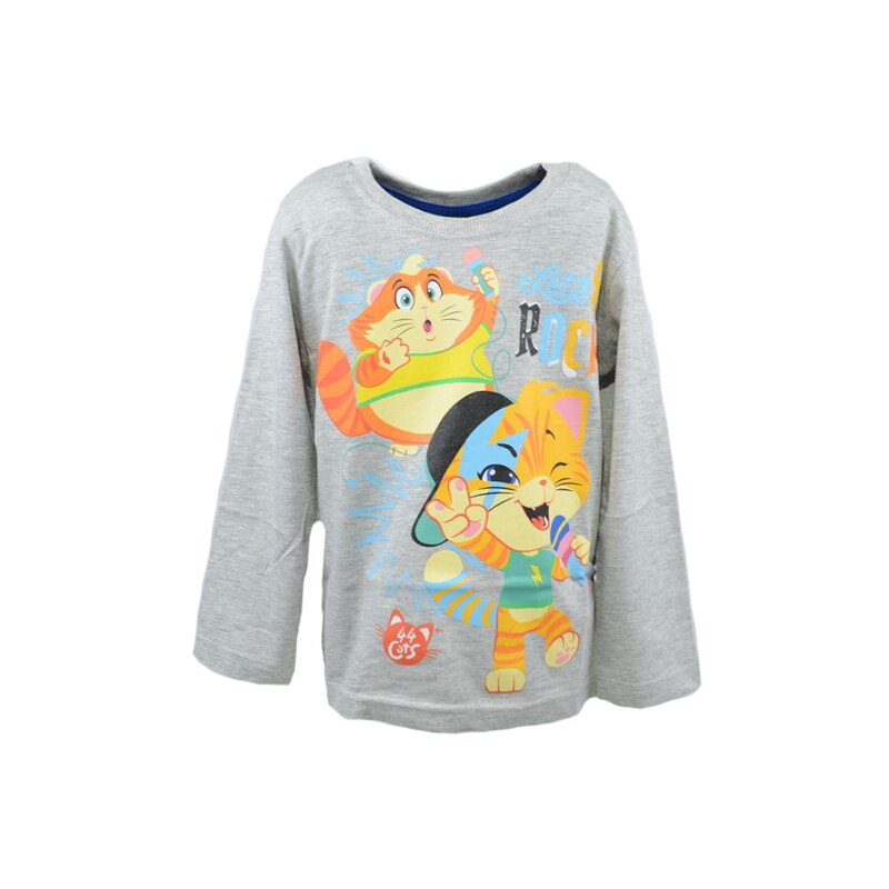 Bluza pentru baieti E Plus M 44 Cats 01854G, Gri