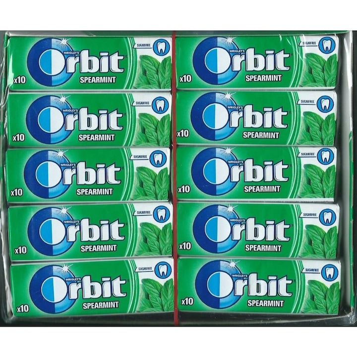 Комплект от 30 опаковки дъвки Orbit Spearmint