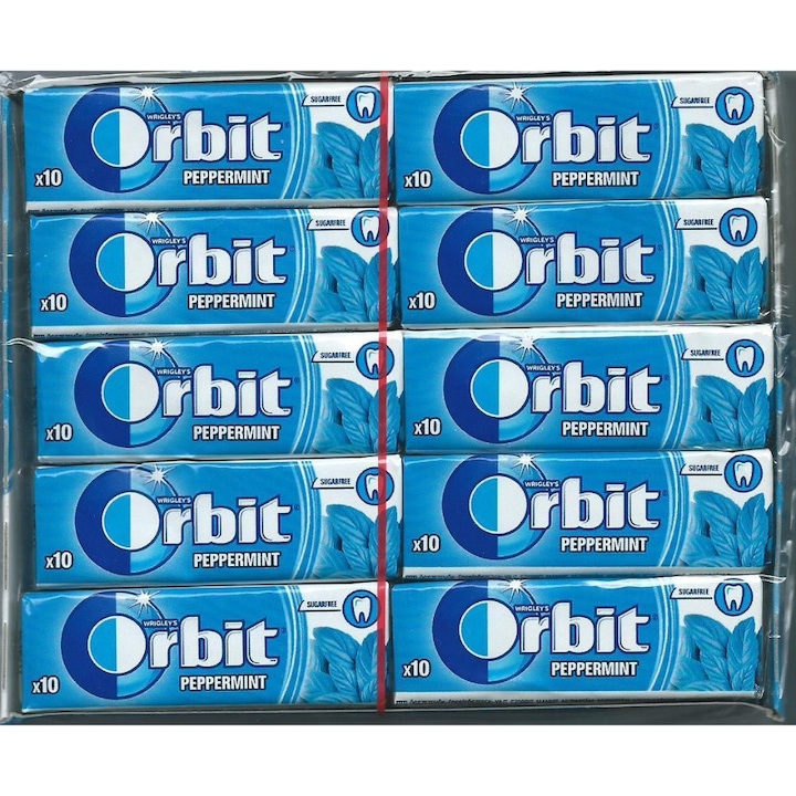 Комплект дъвки Orbit Peppermint 30 пакета