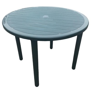 Masa gradina/camping/balcon/terasa, Homebase, rotunda, 93 x 73 cm, verde Masa gradina/camping/balcon/terasa, Homebase, rotunda, 93 x 73 cm, verde