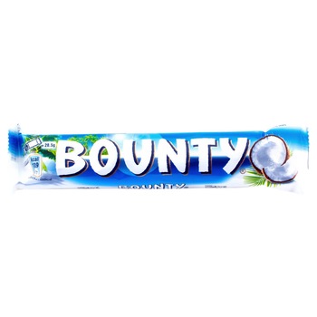 Baton de Ciocolata cu Cocos Bounty, 2 Buc, 57g Baton de Ciocolata cu Cocos Bounty, 2 Buc, 57g
