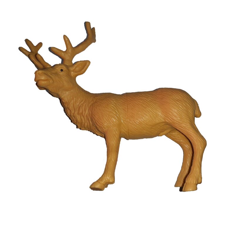 Figurina cerb 13 cm Mini Junior 236070-5, Portocaliu