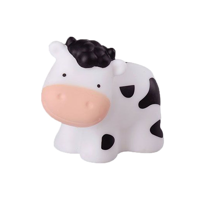 Figurina vaca 7 cm Mini Junior 9802-3, Alb
