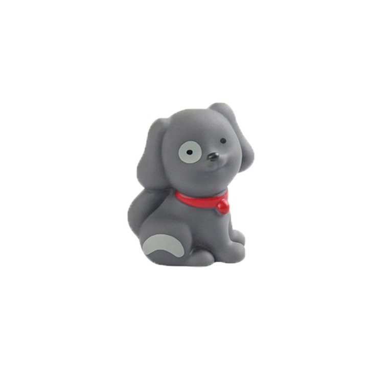 Figurina catel 5 cm Mini Junior 9804-4, Gri