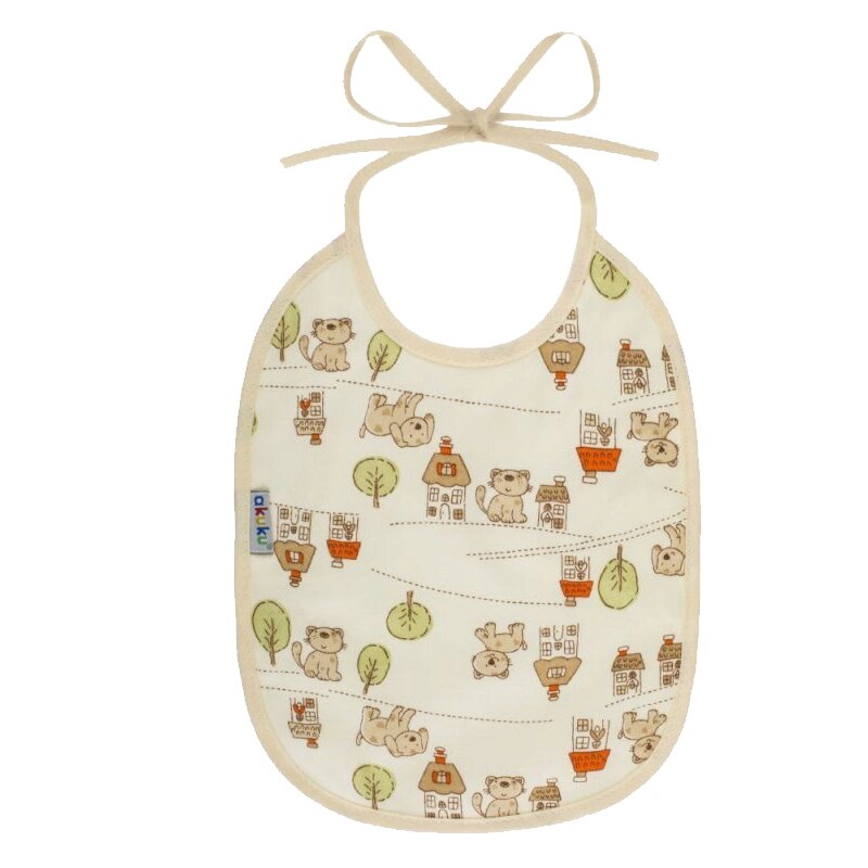 Baveta pentru copii Akuku A 1661-1, Galben 0+ luni