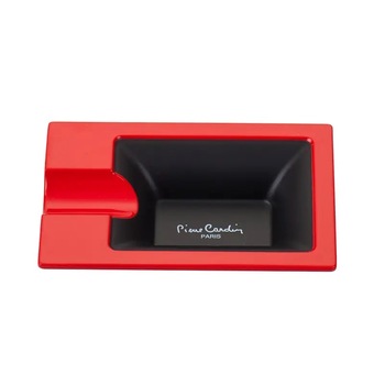 Scrumiera trabuc, Pierre Cardin, PCX-004, metal, 14х 3.5х17.5cm, Negru/Rosu Scrumiera trabuc, Pierre Cardin, PCX-004, metal, 14х 3.5х17.5cm, Negru/Rosu