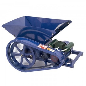 Zdrobitor de Struguri Electric Micul Fermier 500 W, 500 kg/h, Cuva 20 L, Tambur Polipropilena, Albastru