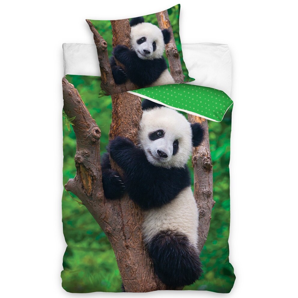 Lenjerie pat 2 piese 160x200 Panda Dream NL195020