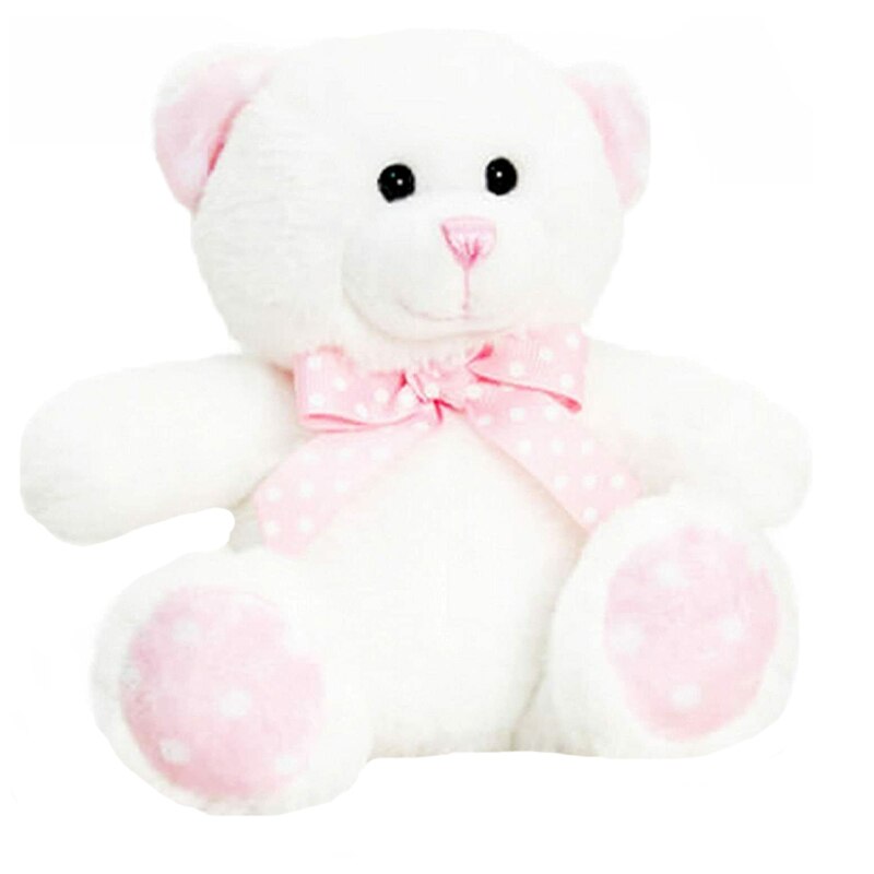 Jucarie din plus pentru copii Keel Toys Baby Spotty SN0776, Alb