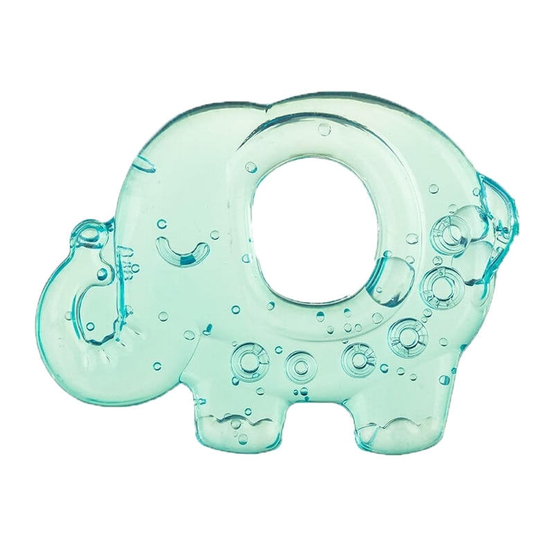 Jucarie pentru dentitie Akuku Elefant A0357, Turcoaz