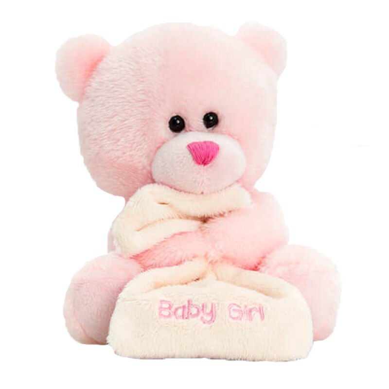 Jucarie din plus pentru fete Keel Toys Pipp The Bear SN0790, Roz