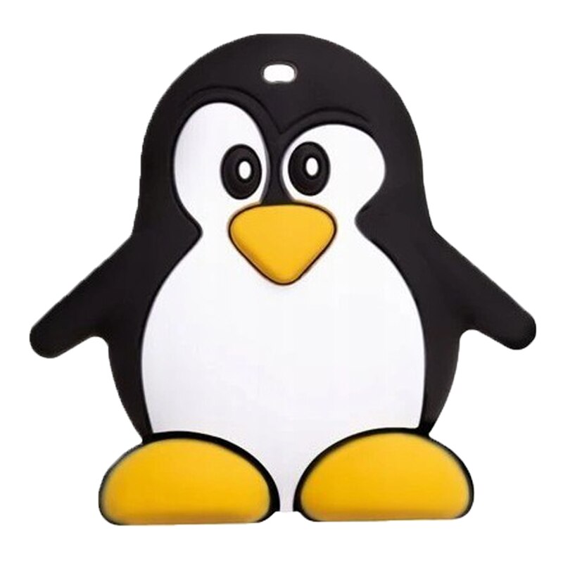 Jucarie pentru dentitie Akuku Pinguin A0466, Multicolor