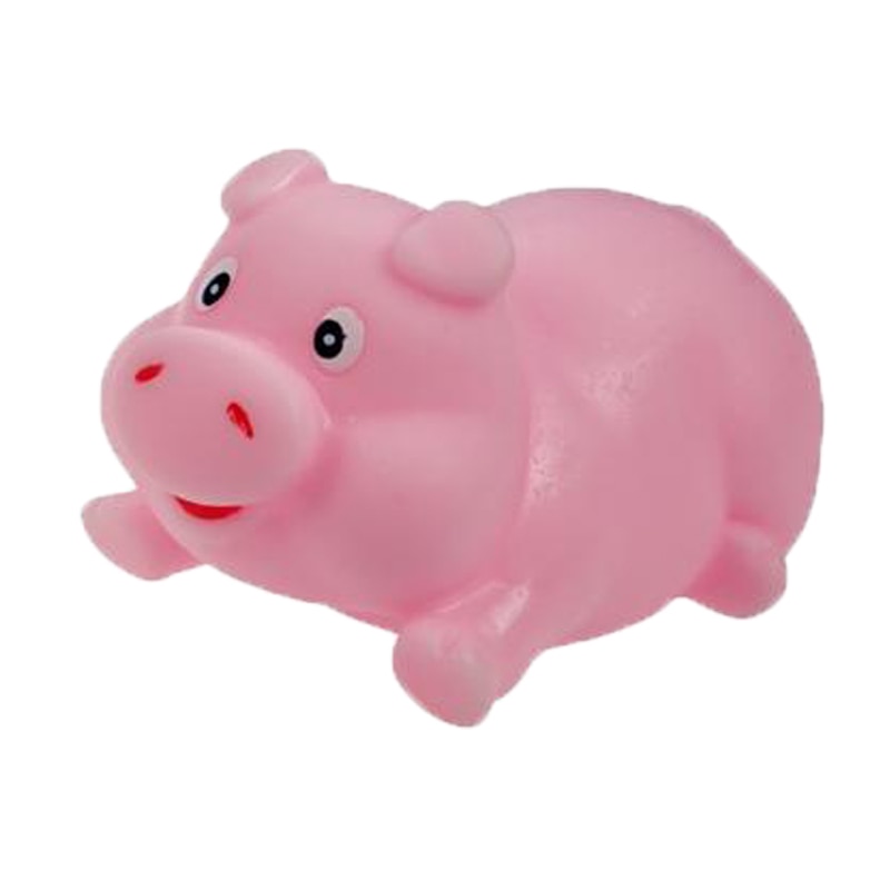 Jucarie pentru baie 7 cm Lena Happy Farm 65523-2, Roz