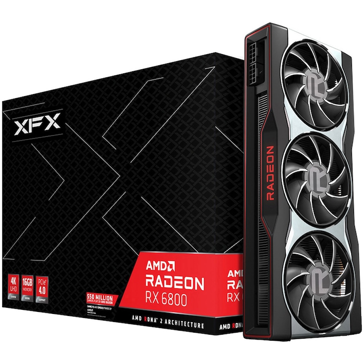 Placa video XFX Radeon™ RX 6800, 16GB GDDR6, 256-bit