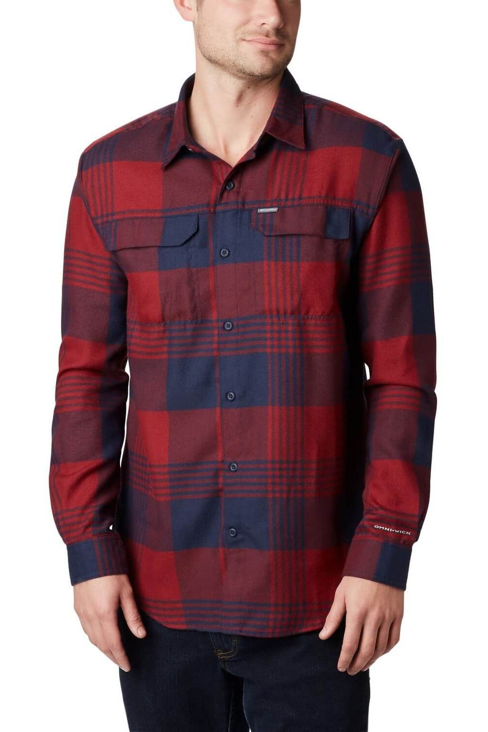 Camasa pentru barbati, Columbia Silver Ridge 2.0 Flannel, Rosu, Rosu