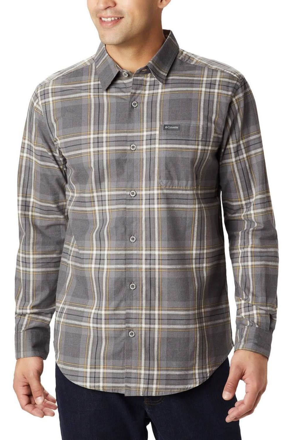 Camasa pentru barbati, Columbia Boulder Ridge Long Sleeve Flannel, Verde