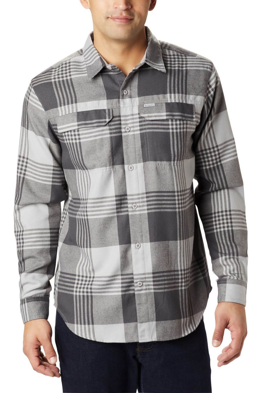 Camasa pentru barbati, Columbia Silver Ridge 2.0 Flannel, Gri, Gri