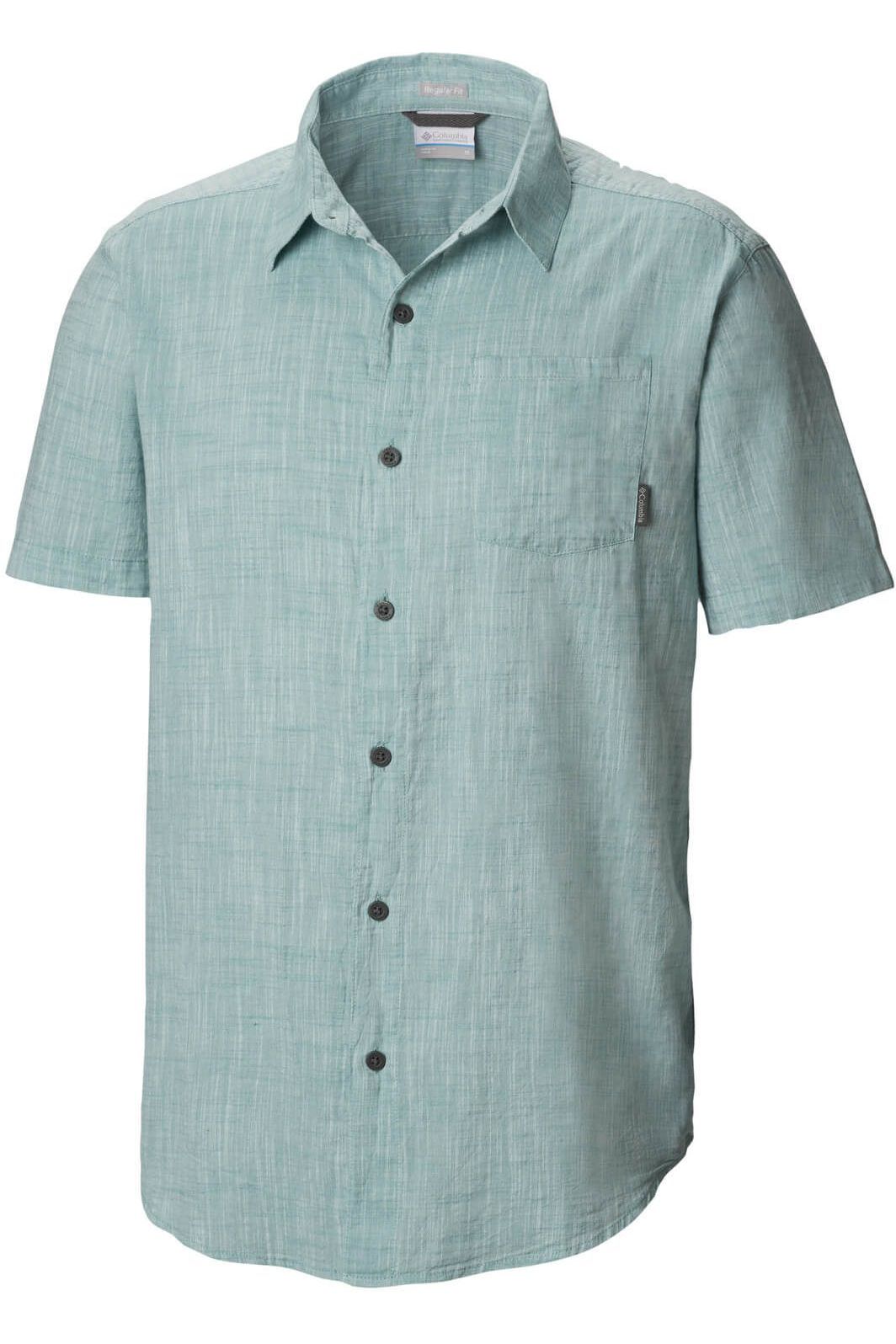 Camasa pentru barbati, Columbia Under Exposure YD Short Sleeve Shirt, Verde, M