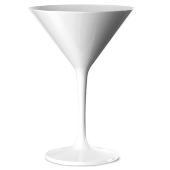 Pahar RAKI WHITE pentru martini policarbonat alb 200ml 112xh170mm Pahar RAKI WHITE pentru martini policarbonat alb 200ml 112xh170mm