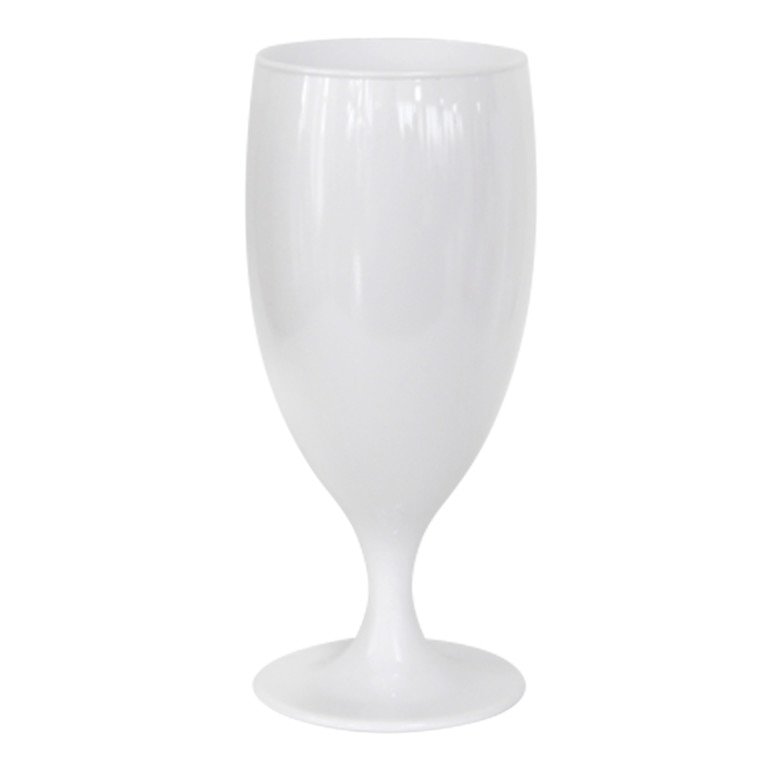 Pahar policarbonat alb RAKI WHITE pentru bere 360ml 72xh175mm