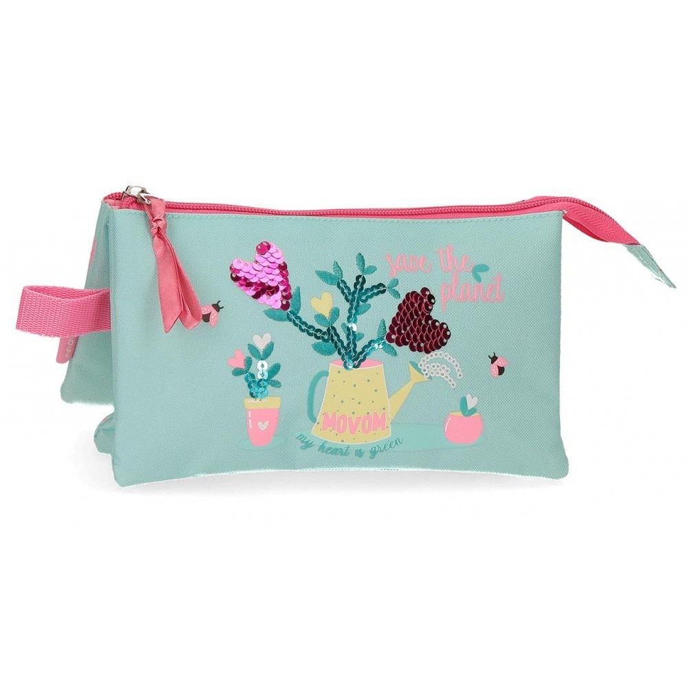 Penar 3 compartimente Movom Flower Pot, din material reciclat