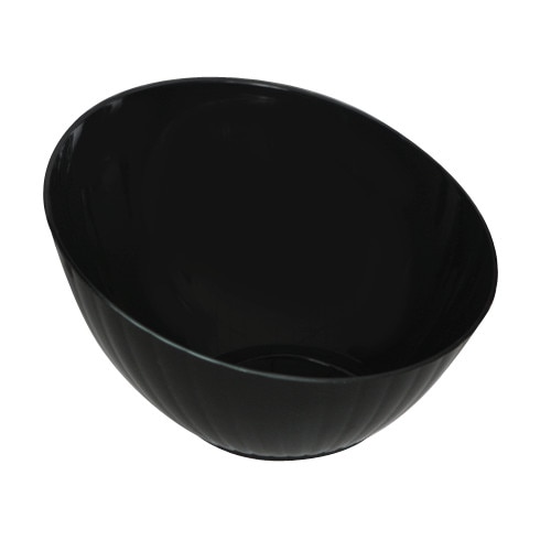 Bol oblic policarbonat Culinaro 31x10cm culoare neagra