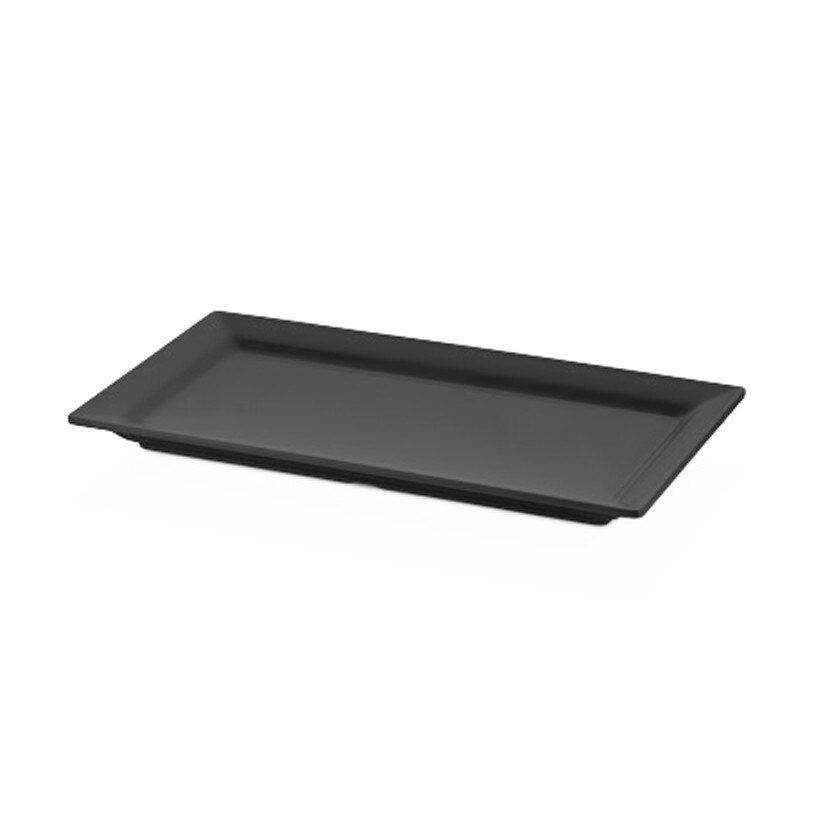 Platou din melamin RAKI Orta GN 1x4 26,5x16 cm culoare neagra