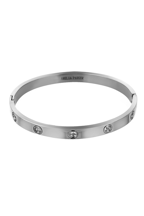 Amelia Parker, Bratara decorata cu cristale, Argintiu
