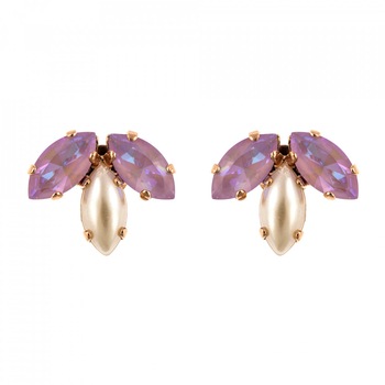 Cercei placati cu Aur roz de 24K, Cristale Swarovski, Romance by Roxannes - Mariana Jewellery, Multicolor 1238/5-139-10RG2 Cercei placati cu Aur roz de 24K, Cristale Swarovski, Romance by Roxannes - Mariana Jewellery, Multicolor 1238/5-139-10RG2