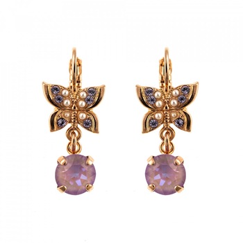 Cercei placati cu Aur roz de 24K, Cristale Swarovski, Romance by Roxannes - Mariana Jewellery, Multicolor 1154-139-10RG6 Cercei placati cu Aur roz de 24K, Cristale Swarovski, Romance by Roxannes - Mariana Jewellery, Multicolor 1154-139-10RG6