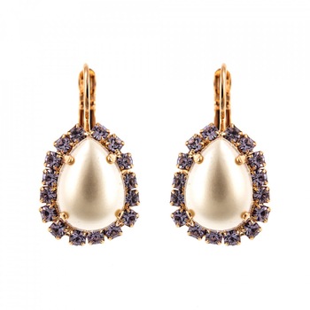 Cercei placati cu Aur roz de 24K, Cristale Swarovski, Romance by Roxannes - Mariana Jewellery, Multicolor 1032/11-139-10RG6 Cercei placati cu Aur roz de 24K, Cristale Swarovski, Romance by Roxannes - Mariana Jewellery, Multicolor 1032/11-139-10RG6