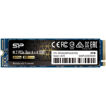 Solid State Drive (SSD) Silicon Power US70 Gen.4, 2TB, NVMe, M.2. Solid State Drive (SSD) Silicon Power US70 Gen.4, 2TB, NVMe, M.2.