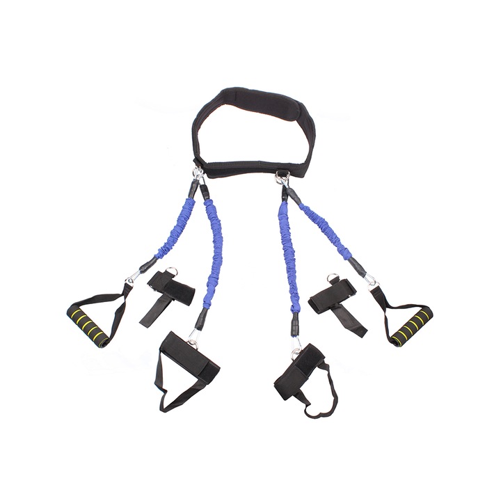 Set corzi elastice, Merco Boxing Band Set, albastru