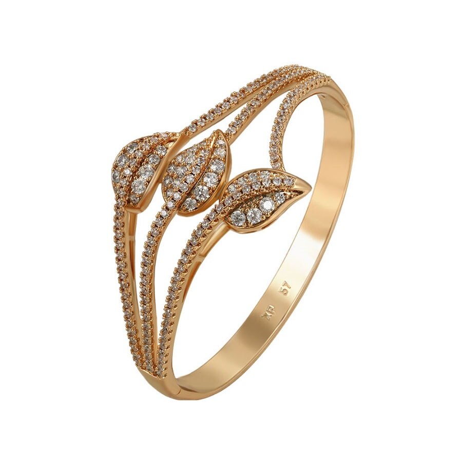 Bratara Deluxe Brilliant, dublu placata Aur 18k