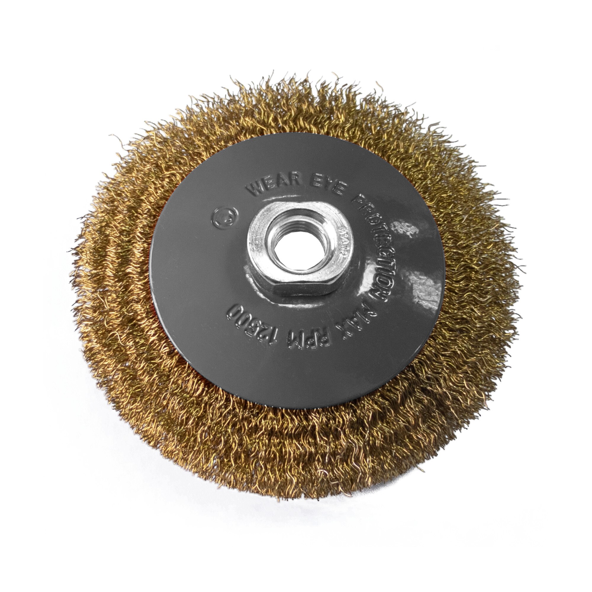 Perie circulara, pentru lustruire lemn / fier, diametru 115 mm