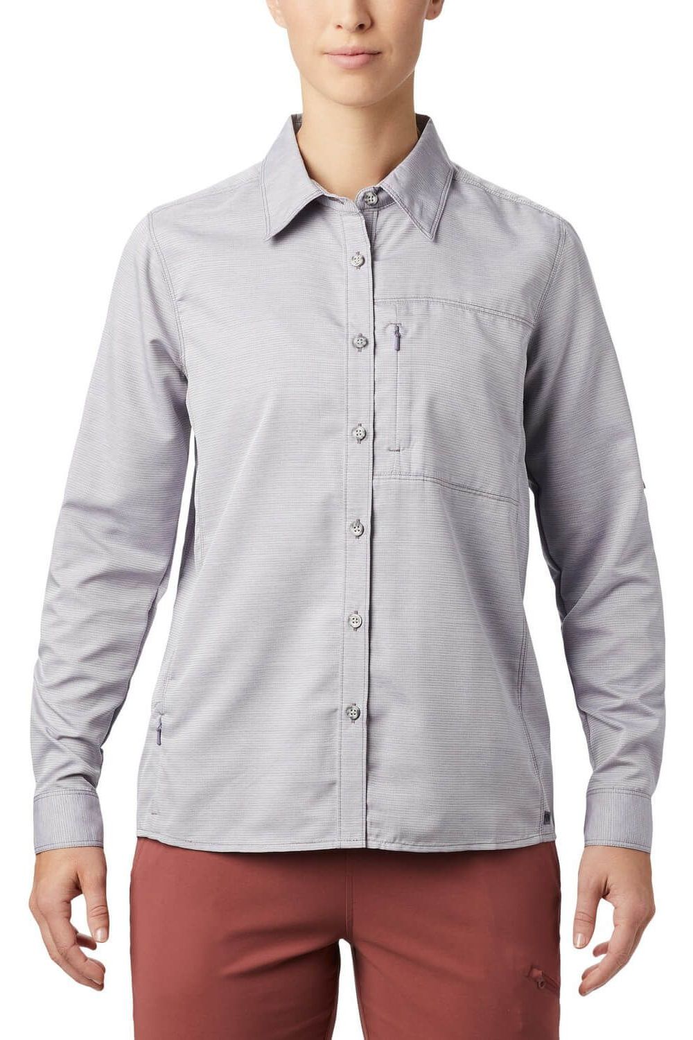 Camasa de dama, Mountain Hardwear Canyon Long Sleeve Shirt, Violet, Violet