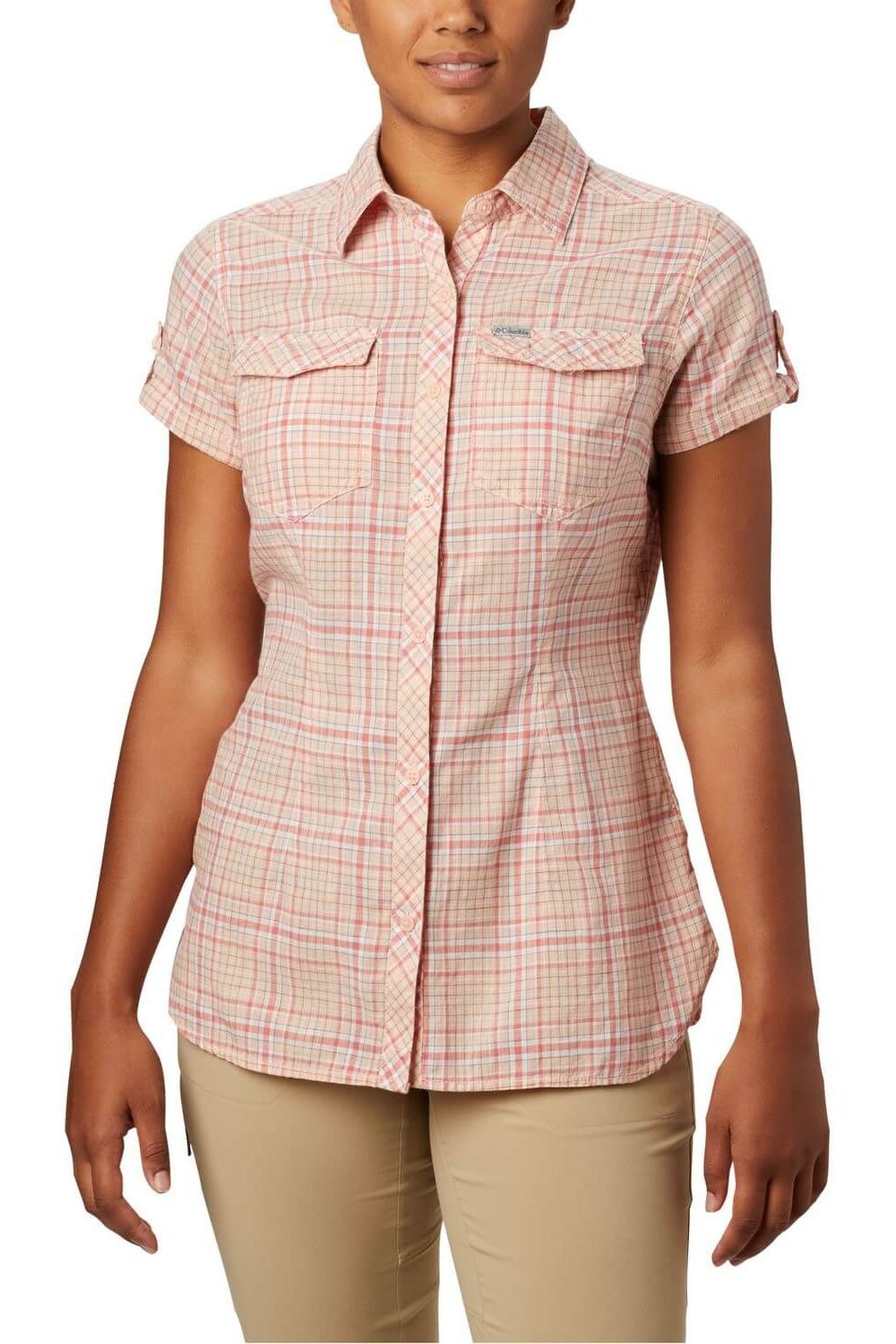 Camasa de dama, Columbia Camp Henry II SS Shirt, Portocaliu