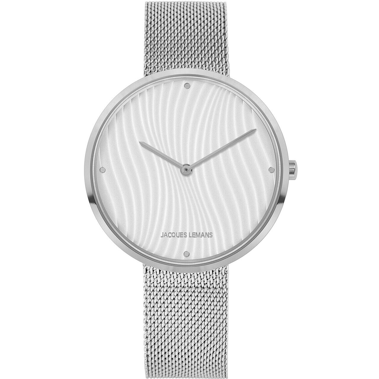 Ceas de dama Jacques Lemans 1-2093G, Quartz, 36mm, 5ATM, Argintiu