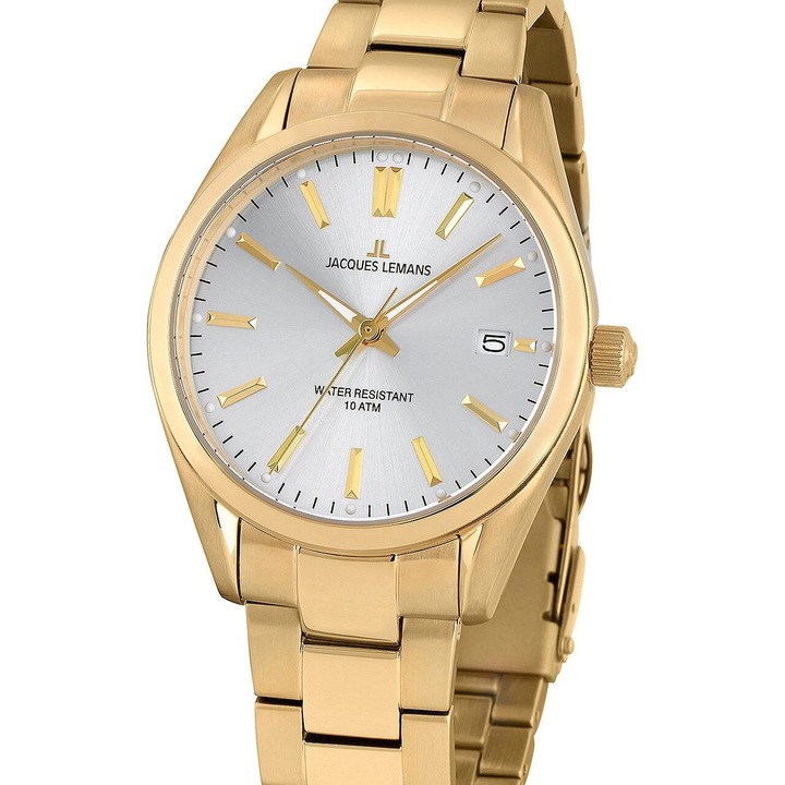 Jacques Lemans 1-1859K, Kvarc, 40mm, 10ATM Férfi karóra