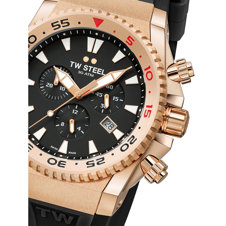 Мъжки часовник Tw-Steel ACE403, Кварцов, 44мм, 30ATM
