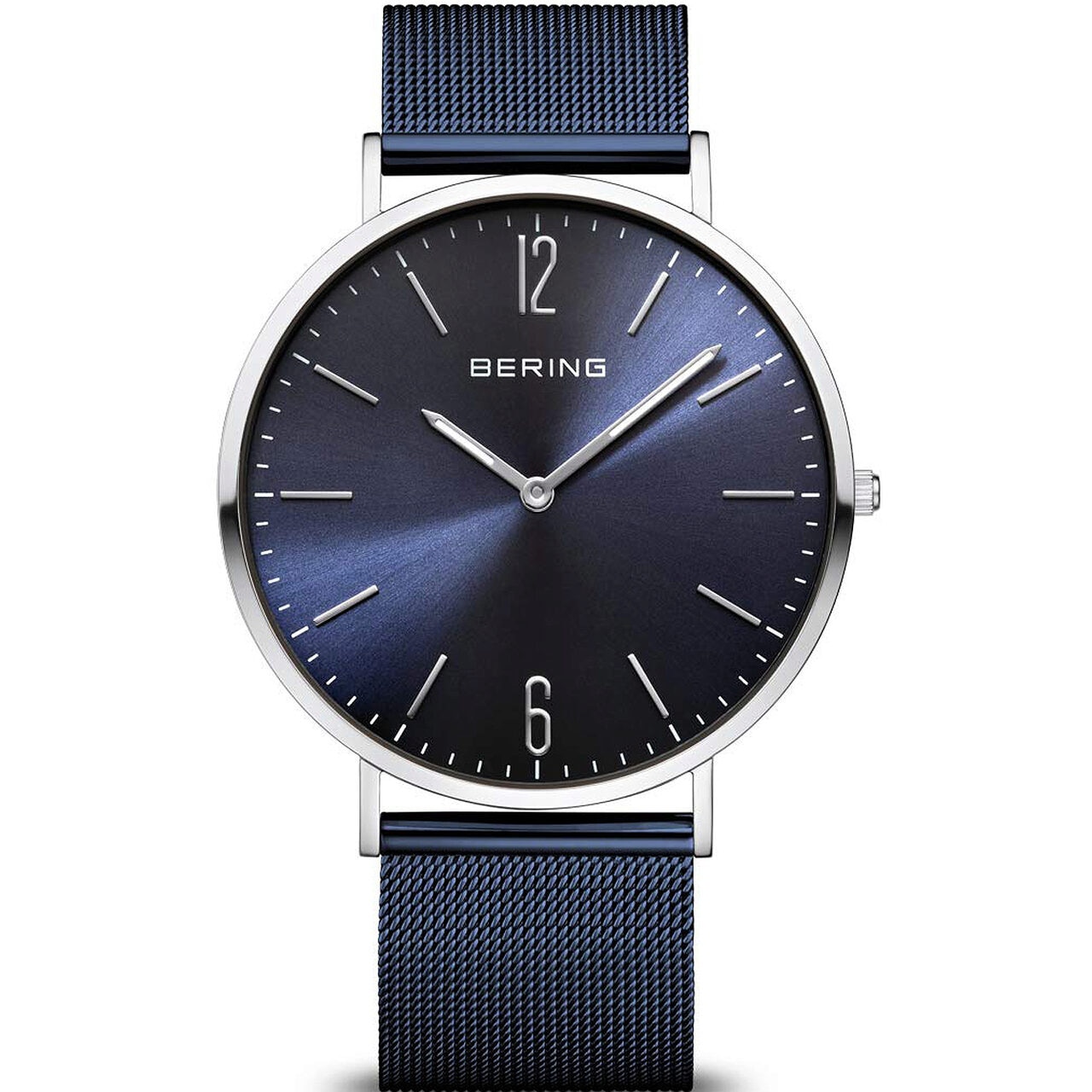 Ceas barbatesc Bering 14241-307, Quartz, 41mm, 3ATM, Argintiu