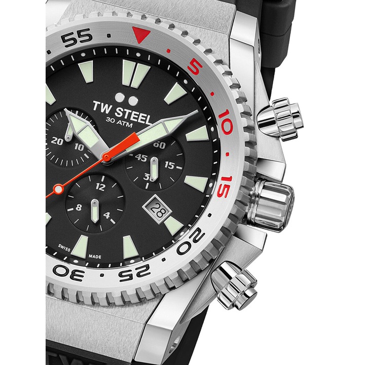 Мъжки часовник Tw-Steel ACE400, Кварцов, 44мм, 30ATM