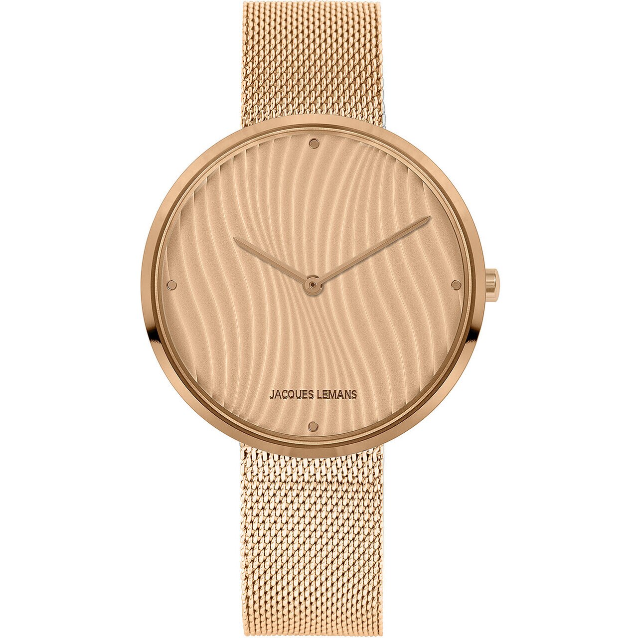 Ceas de dama Jacques Lemans 1-2093I, Quartz, 36mm, 5ATM, Auriu