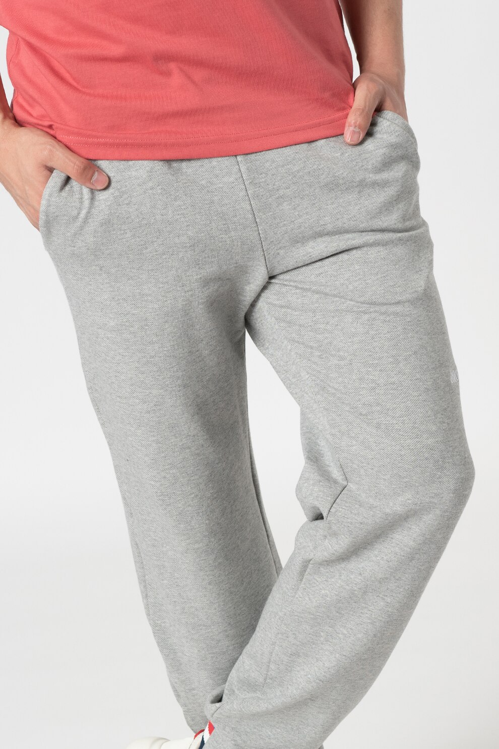 Asics, Pantaloni sport cu buzunare, pentru antrenament, Gri, S