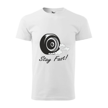 Tricou basic barbati personalizat, Adler, bumbac, alb XL Ramai rapid