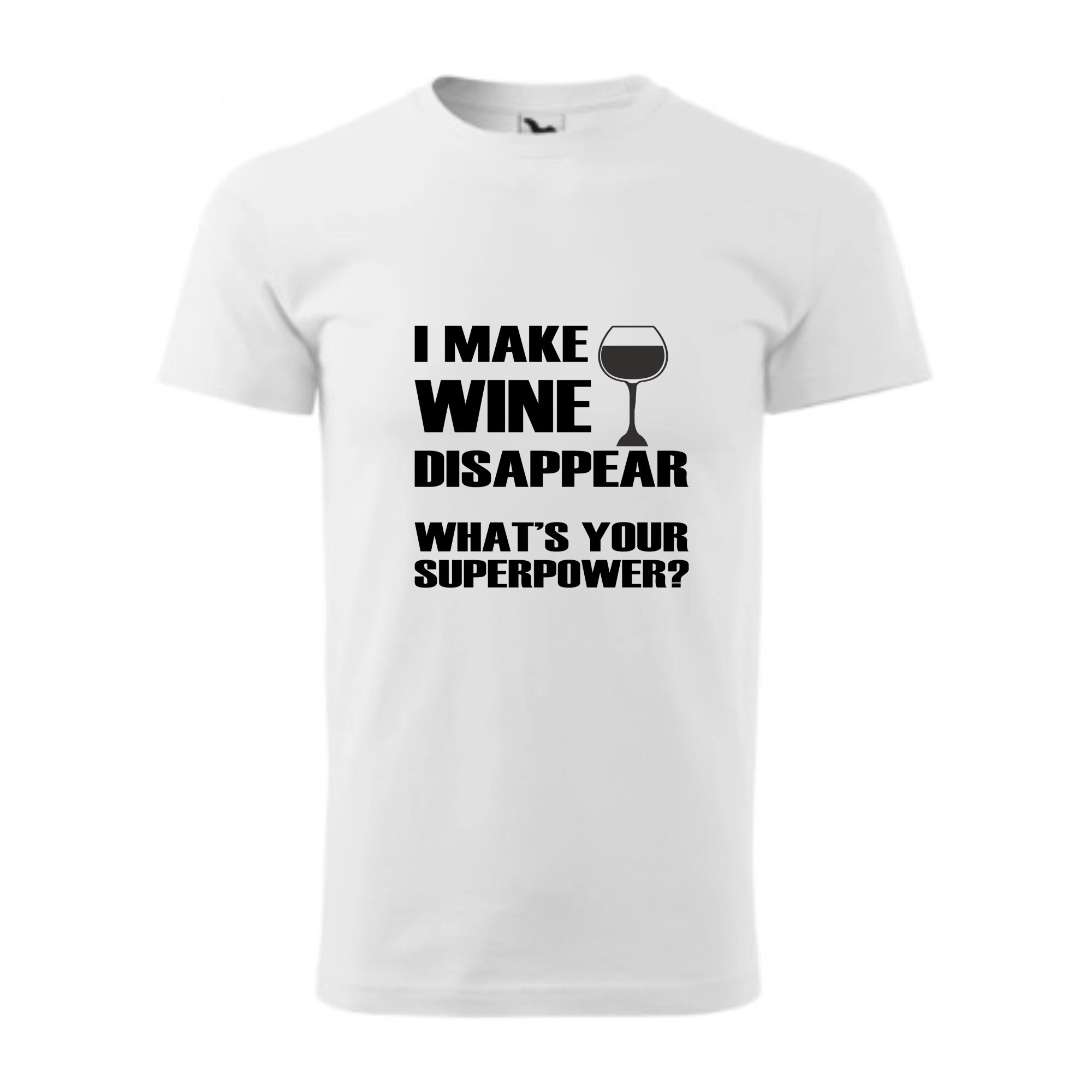 Tricou basic barbati personalizat, Adler, bumbac, alb S Fac vinul sa dispara