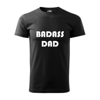 Tricou basic barbati personalizat, Adler, bumbac, negru M Un tata smecher
