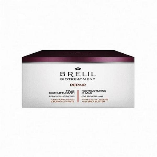 Ser pentru regenerarea parului Brelil Biotreatment, 12 x 10 ml