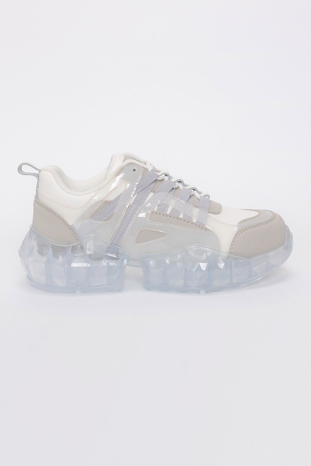 Il Passo, Pantofi sport cu insertii de piele Elisabeth, Alb fildes, 36