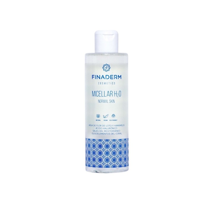 Apa micelara, Finaderm Cosmetics, toate tipurile de piele, 200 ml